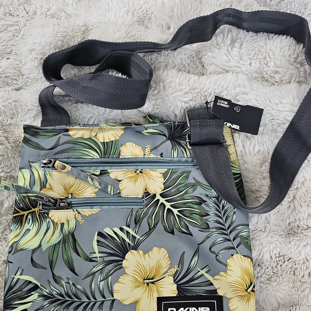 Dakine Floral Bag with Yellow and Green Details